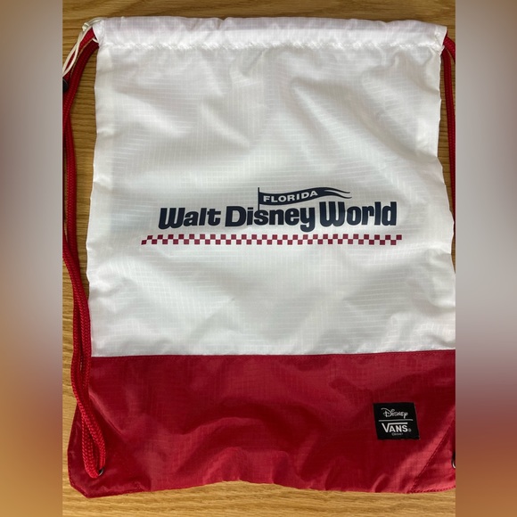 Vans Disney Parks Walt Disney World 50th Florida Drawstring Backpack NEW WDW - Picture 4 of 12